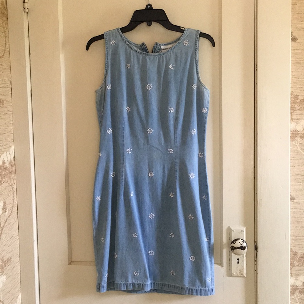 Vintage Jean Dress - Picture 1 of 4